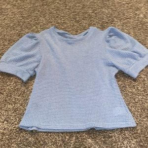 Light Blue Shein Top
